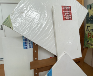 Easle and Canvas donation
