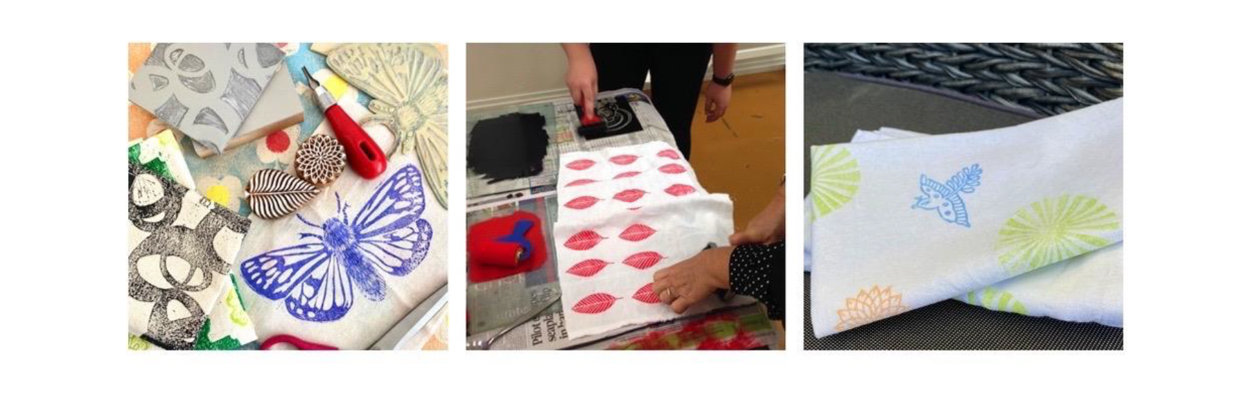 Festive Pattern Printing Workshop Creating for Christmas